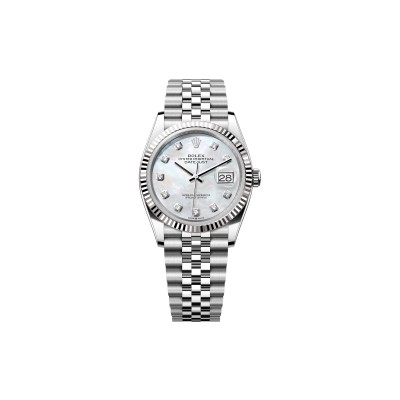 ROLEX DATEJUST 36 OYSTER, 36 MM, OYSTERSTEEL AND WHITE GOLD 126234